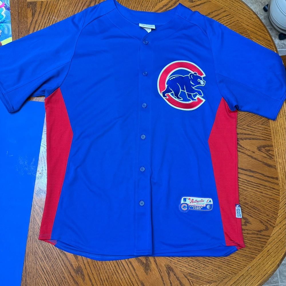 Majestic Blue Baseball Jersey